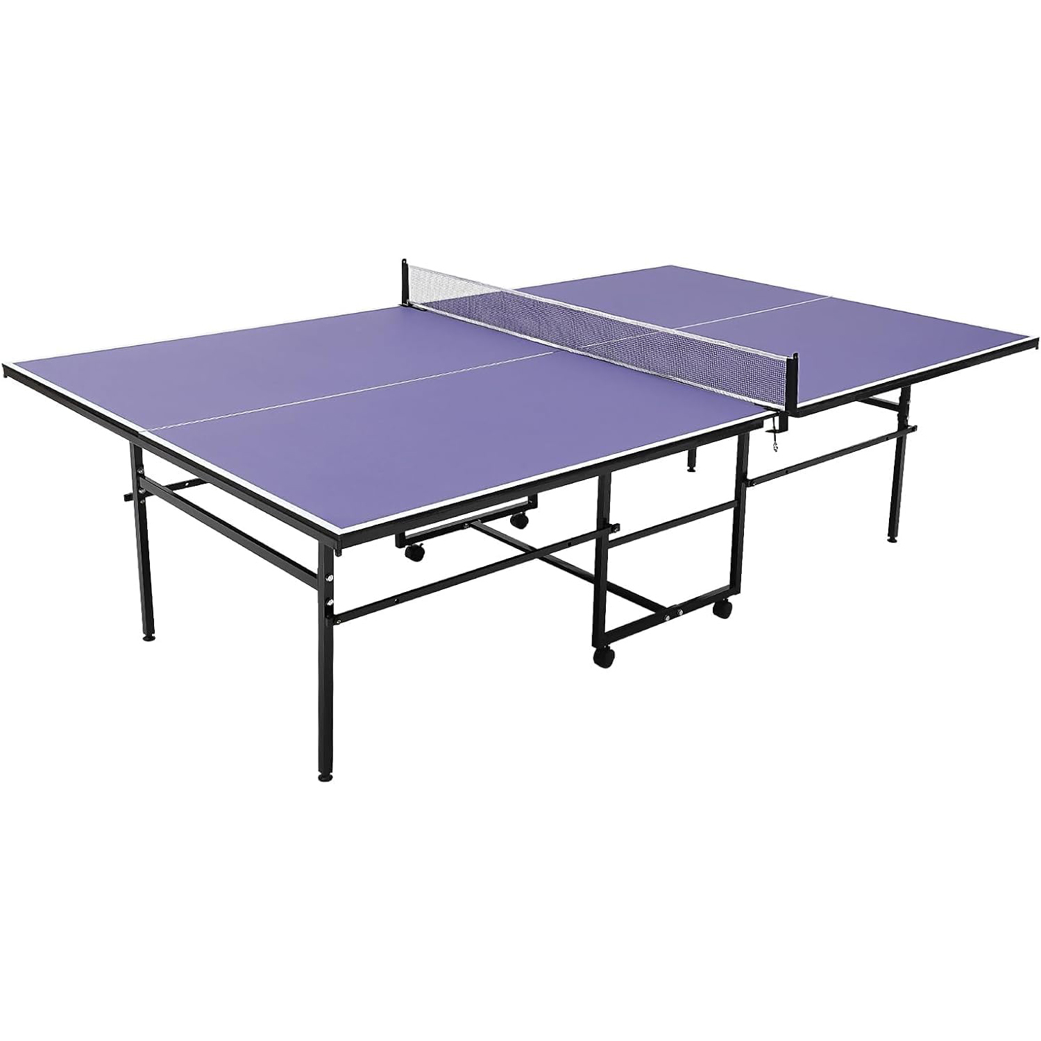 Table Tennis Folding Table - Mesa de pingue-pongue portátil de 8