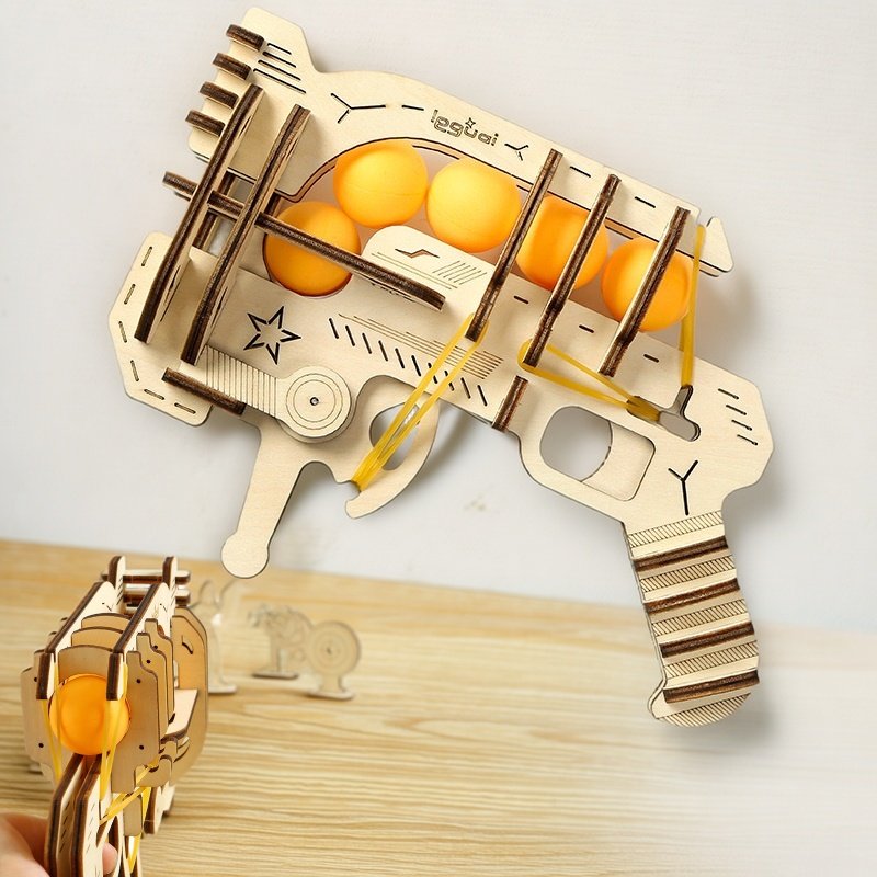 Table Tennis Launcher - Brinquedo Educacional STEM: Lançador de Borracha