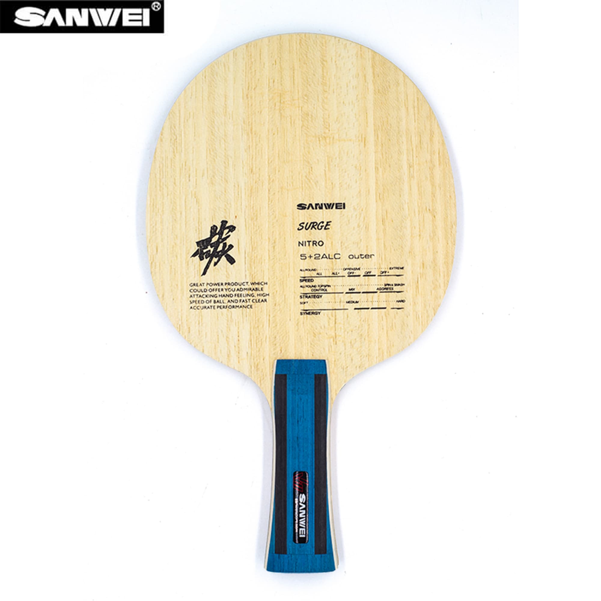 Table Tennis Launcher - Lâmina de tênis de mesa SANWEI