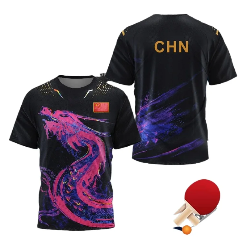 Table Tennis Club Jersey - Camiseta Gráfica de Tênis de Mesa