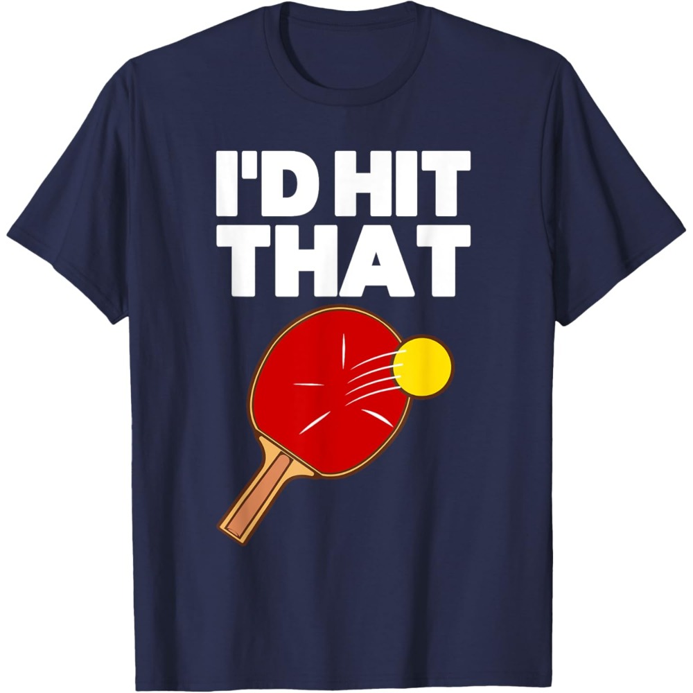 Camiseta com Design de Tênis d - Table Tennis Cartoon avaliação e preço