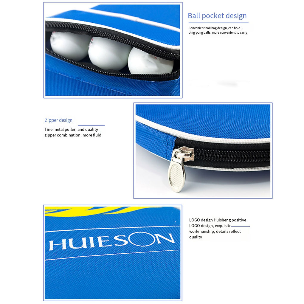 Preto/azul único raquete de tê - Table Tennis Kit Bag avaliação e preço