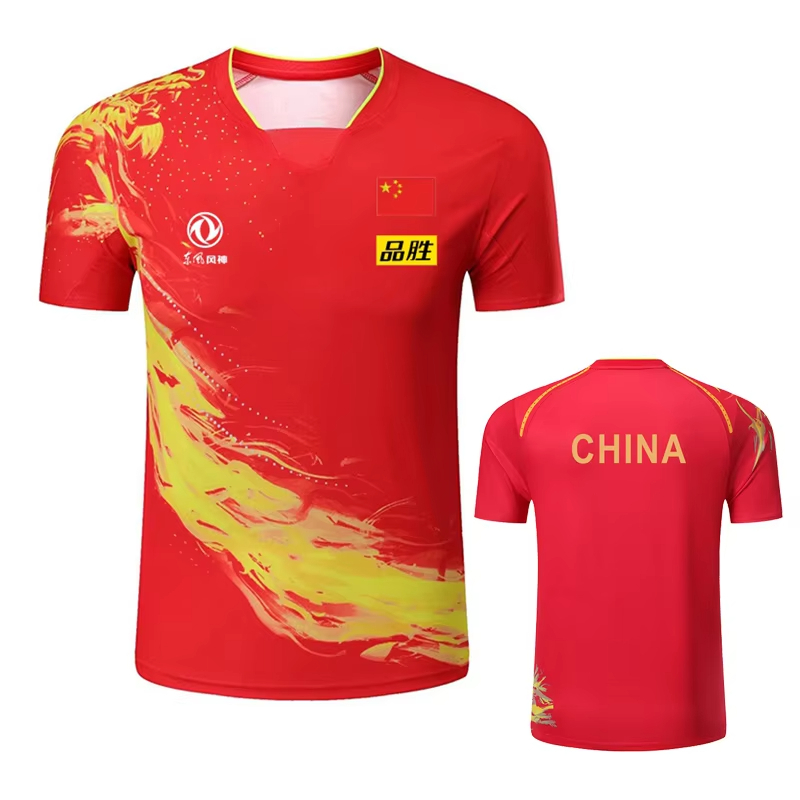 China dragão tênis de mesa imp - Table Tennis Club Jersey avaliação e preço