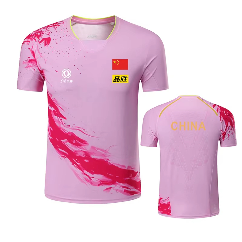 China dragão tênis de mesa imp - Table Tennis Club Jersey avaliação e preço