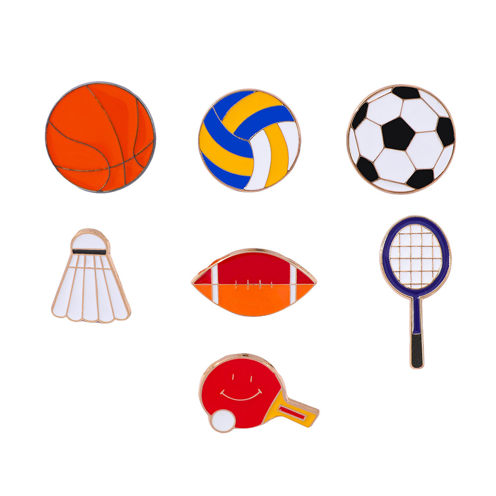 1 Conjunto de Broches de Liga  - Table Tennis Cartoon avaliação e preço