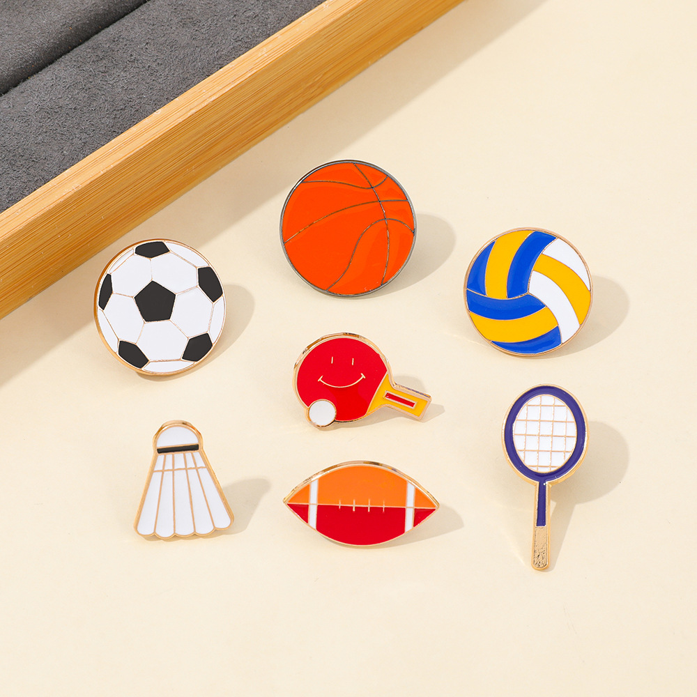 1 Conjunto de Broches de Liga  - Table Tennis Cartoon avaliação e preço