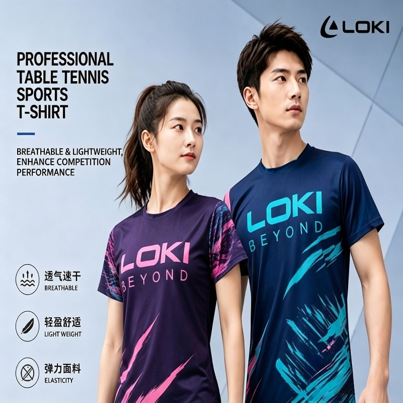 Camisetas de Tênis de Mesa LOK - Table Tennis Club Jersey avaliação e preço