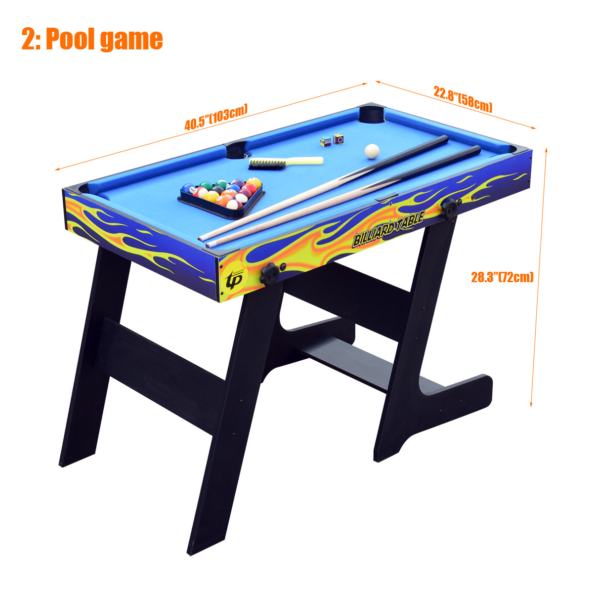 Mesas de Jogos Multifuncionais - Table Tennis Folding Table avaliação e preço